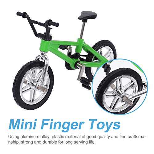 CLISPEED Juego de Rampas para Diapasón Mini Juguetes para Dedos Bicicletas para Dedo Pequeño Juego de Iniciación para Scooter Plegable Bicicleta en Miniatura Movimiento Deportivo Favores