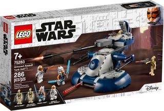 Collectix Lego Star Wars 75283 Armored Assault Tank (AAT™) + juego de trompetas de asalto (cubierta blanda)