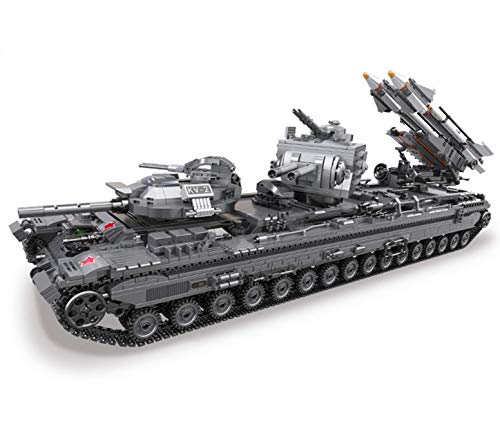 Conjunto de construcción de Tanques de Technic , Modelo de Tanque de Panzer Panzer Militar KV-2, 3663 Piezas Juguete de construcción Conjunto Compatible con Técnica Lego