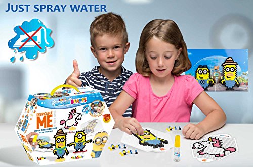 CRAZE fusibles FUSE BEADS SPLASH BEADYS MINIONS Creación Juego de cuentas coloridas de Water Craft para niños 56982, multicolor , color/modelo surtido