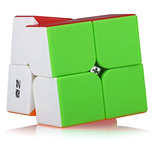 Cubo Magico 2x2 2x2x2 Speed Cube Puzzle Cubo de la Velocidad Niños Juguetes Educativos, Stickerless