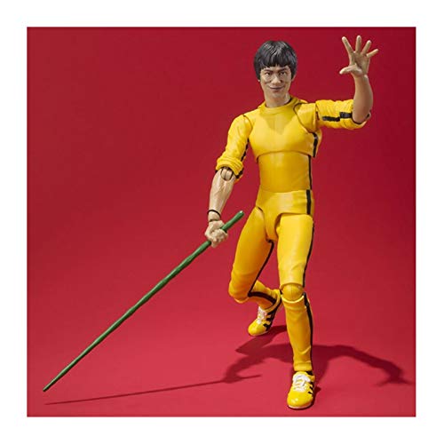 DDDCM XINSHENG Store Juego de Kung Fu Master Bruce Lee PVC Figura de acción Juguetes 15 cm en Caja (Color : Bruce Lee)