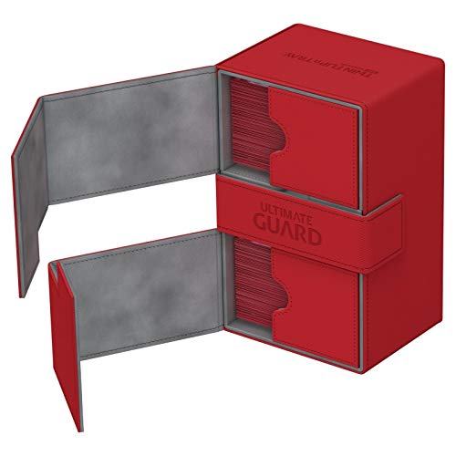 Deck Box: Twin Flip N Tray Xeno 160+ Juego de Cartas, Rojo