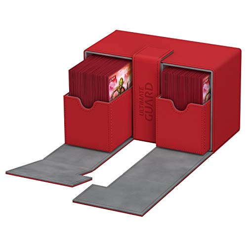 Deck Box: Twin Flip N Tray Xeno 160+ Juego de Cartas, Rojo