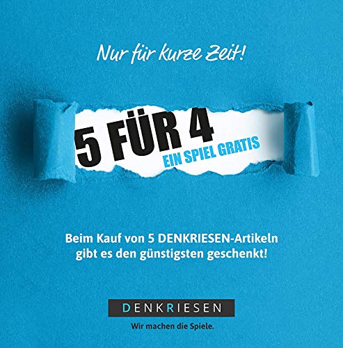 DENKRIESEN Stadt Land Blue Edition – Ampliación – Wissen-ist-Macht – Bloc de Juego DIN A3 50 Hojas