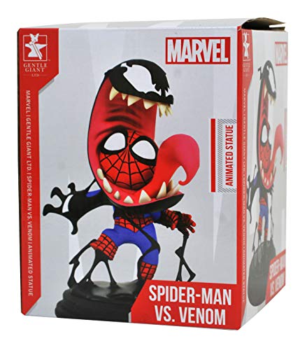 Diamond Marvel Animated Series - Estatua de Spider-Man y Venom de 13 cm