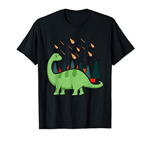 Dinosaurios Del Período Cretáceo Extinción Meteoritos Camiseta