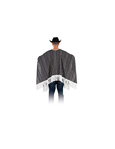 DISBACANAL Poncho Vaquero para Adulto - -, Adulto