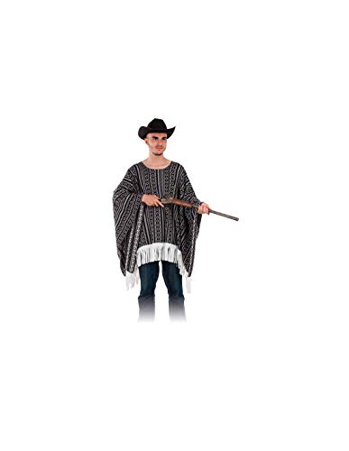 DISBACANAL Poncho Vaquero para Adulto - -, Adulto