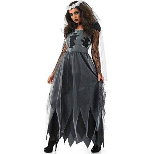 Disfraces de mujer de Halloween Black Bat Fallen Angel Devil Vampire Witch Dress Accesorios de Cosplay para adultos