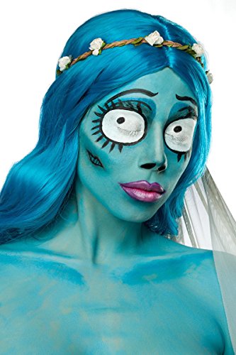 Disfraz completo de la novia cadáver, hombre unisex mujer, Corpse Bride Komplettset, multicolor, extra-small