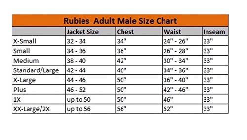 Disfraz de DC de Robin, de Arkham City Rubie'S, para Hombre, tamaño XL, Pecho: 111 -116 cm, Cadera: 91-101 cm, Entrepierna: 83 cm