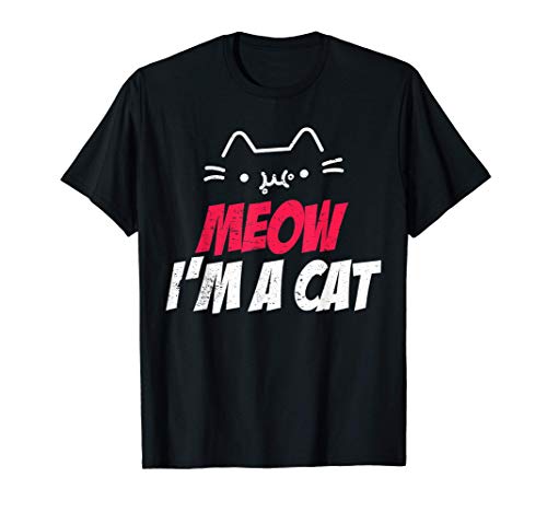 Disfraz Miau soy un gato Camiseta