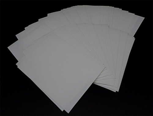 docsmagic.de 100 Double Mat White Card Sleeves Standard Size 66 x 91 - Blanco - Fundas - PKM MTG