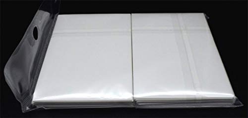 docsmagic.de 100 Double Mat White Card Sleeves Standard Size 66 x 91 - Blanco - Fundas - PKM MTG