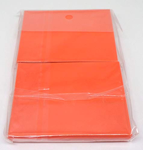 docsmagic.de 5 x 100 Mat Orange Card Sleeves Standard Size 66 x 91 - Fundas - PKM MTG