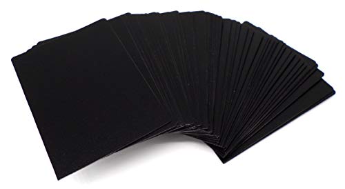 docsmagic.de 50 Trading Card Deck Divider Black - Divisores Negra - 68 x 97 mm