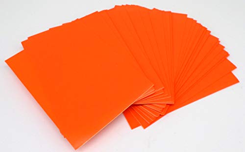 docsmagic.de Deck Box Full + 60 Double Mat Orange Sleeves Small Size - Caja & Fundas - YGO