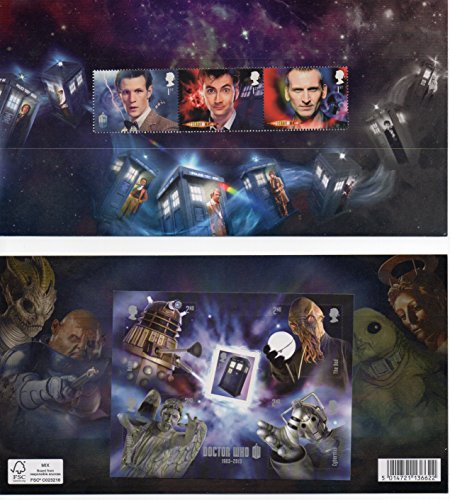 Dr Who - Juego de sellos, diseño de Doctor Who