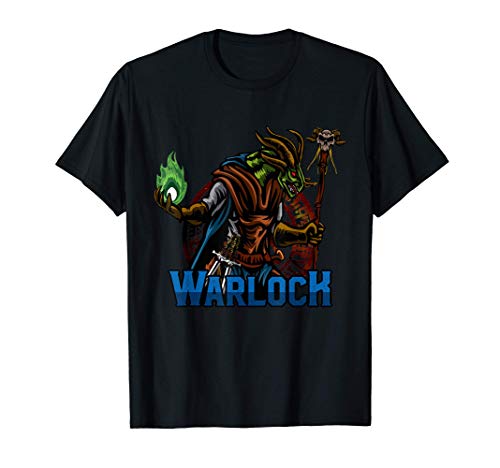 Dragón Warlock Magic Fantasy Dungeons Gamer Camiseta