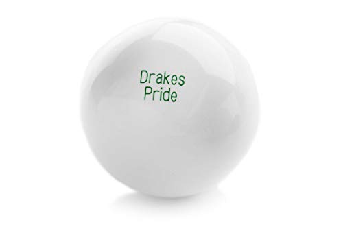 Drakes Pride Standard Outdoor White Lawn Bowls Jack (63-64mm, Approx 266g)