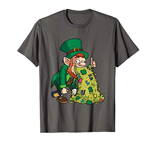 Duende irlandés del día de San Patricio que lanza galletas Camiseta