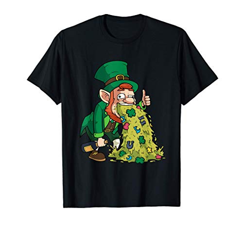 Duende irlandés del día de San Patricio que lanza galletas Camiseta