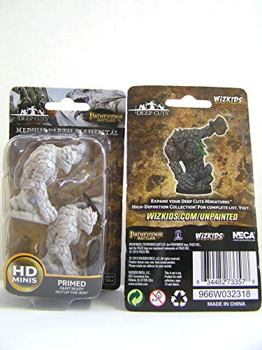 Dungeons & Dragons WizKids Pathfinder: Deep Cuts Unpainted Miniatures: Medium Earth Elemental