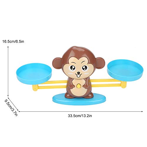 Duokon Juego de conteo de números de Monkey Monkey Juguetes para niños Juguetes educativos Inteligentes para niños Preescolar(marrón)