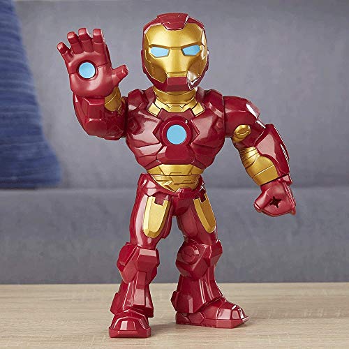 DYB Figuras Juguetes Héroes Marvel - Super Hero Adventures Hombre de Colección de 10 Pulgadas Figura de acción de Hierro Mega, Juguetes for niños de Edades de 3 y más Marvel Toys