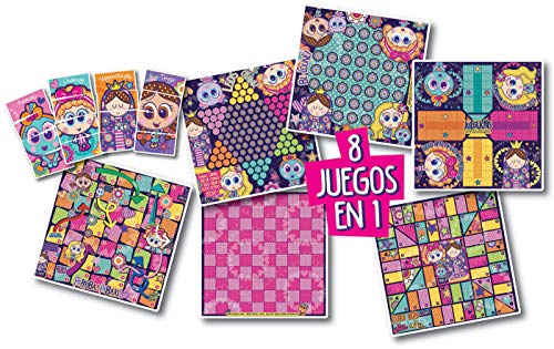 Educa Borrás - Set Especial Juegos 8 En 1 Distroller Juego de mesa para niños, a partir de 3 años (18324) , color/modelo surtido