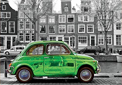 Educa- Coche en Ámsterdam Puzzle, 1000 Piezas, Multicolor (18000)