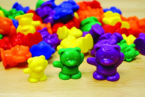 edx education education 53078 Conjunto de figuritas de oso para contar, 96 unidades