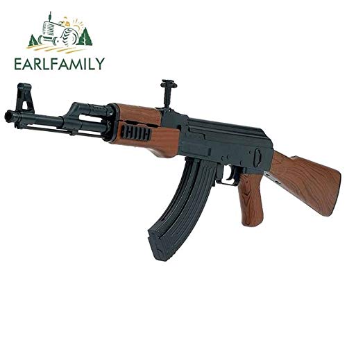 FAFPAY Sticker de Carro  ímã de 15cm x 4.6cm, espingarda em Forma de Arma AK-47, decalque vinil, magnético, Janela, adesivo para amortecedor, personalidade, 3D, Carro adesivos  Style K