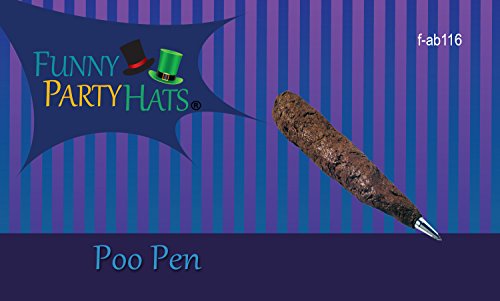 Fake Poo Pen - Number 2 Pen! by Funny Party Hats