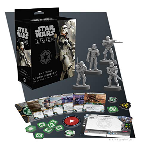 Fantasy Flight Games FFGSWL52 Star Wars: Legion-Imperial Stormtroopers Upgrade Expansión, Varios