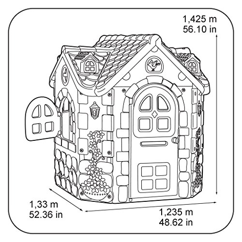 FEBER - Casita infantil para el jardín, Fancy House (Famosa 800010962)