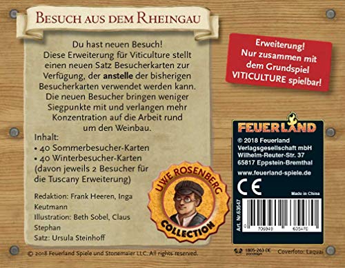 Feuerland Spiele Viticulture: Visita del Rheingau 26