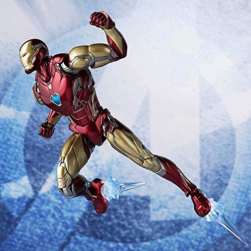 Figuras juguetes Avengers juguetes - Iron Man vengadores Mk85 figura de acción juguetes muñeca articulaciones móviles, Avengers Juguetes cerca de 6 pulgadas de alto, estatuas Inicio decoración del coc