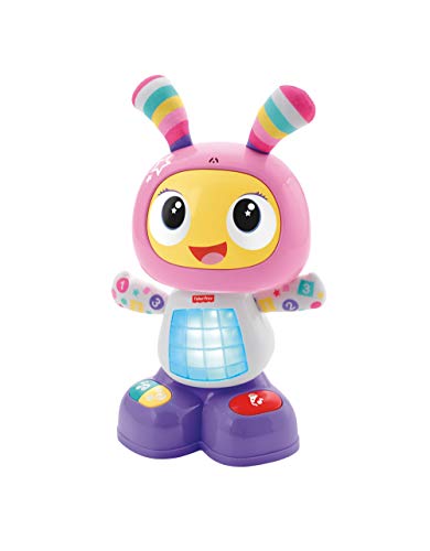 Fisher-Price - Robot interactivo Robita - color rosa y morado - juguetes educativos - (Mattel FBC99)