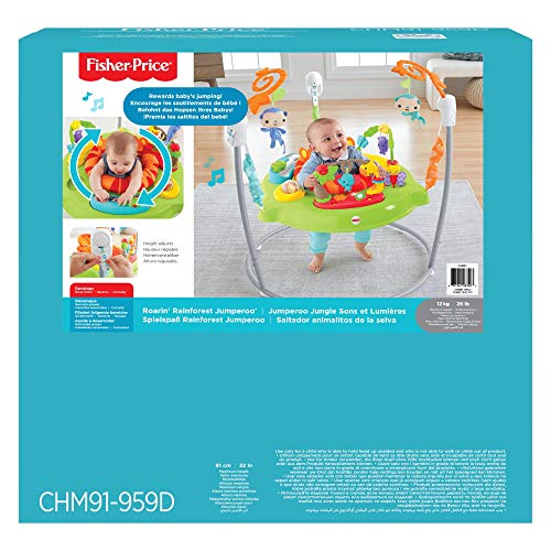 Fisher-Price Saltador animalitos de la selva, para bebé +1 año (Mattel CHM91) , color/modelo surtido