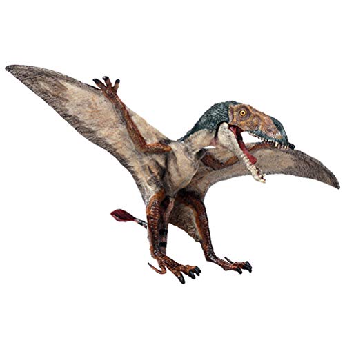 FLORMOON Juego de Dinosaurios - Realista Pterosaurio Alado Dinosaur- Figuras de Dinosaurio de plástico - Decoración de Pasteles de cumpleaños Juguete Escolar para niños