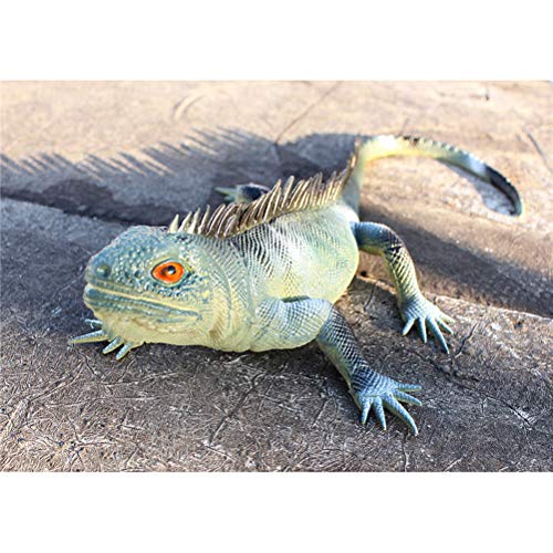 FLORMOON Juguetes de lagartos 6 unids 37cm Realista Figura de Lagarto Mini Juego de Lagarto de Goma Set de Regalo Educativo de cumpleaños de Juguetes educativos para niños