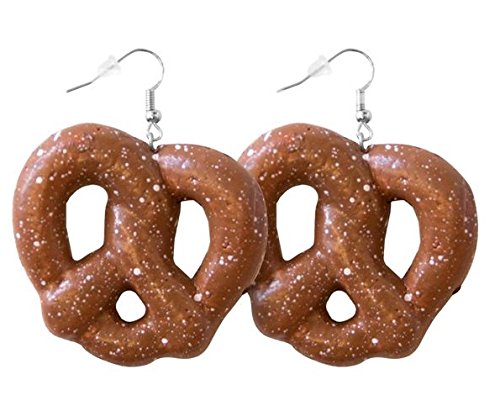 Folat 61481 Oktoberfest Pretzel Pendientes Multicolor