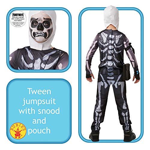 Fortnite - Disfraz Skull Trooper para Niños, talla Small Tween, 140 cm