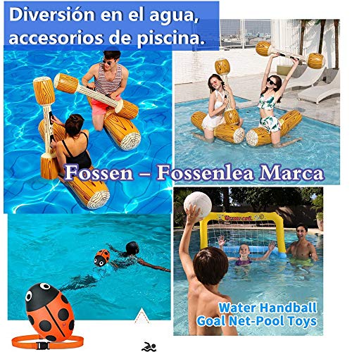 Fossenlea Canoa Hinchable Inflable Flotante Juguetes de Piscina Adultos Niño Juegos de Deportes Acuáticos Registro de Balsas para Flotar Juguetes (1PC)