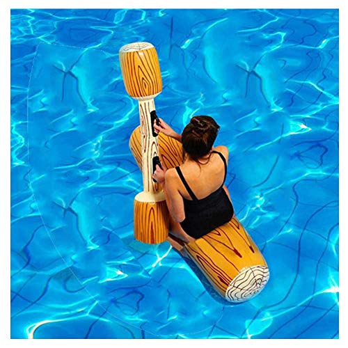 Fossenlea Canoa Hinchable Inflable Flotante Juguetes de Piscina Adultos Niño Juegos de Deportes Acuáticos Registro de Balsas para Flotar Juguetes (1PC)