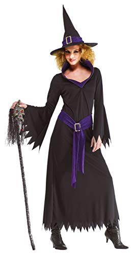 Foxxeo 10234 - Disfraz de bruja para mujer (Talla M – XXXL