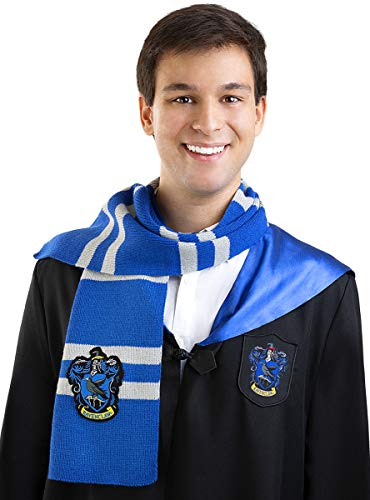 Funidelia | Bufanda Ravenclaw Harry Potter Oficial para Hombre y Mujer ▶ Hogwarts, Magos, Películas & Series, Accesorio para Disfraz