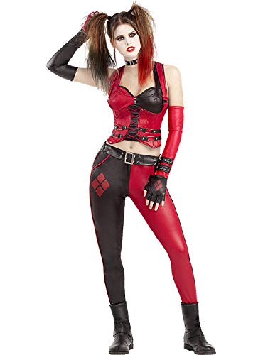 Funidelia | Disfraz de Harley Quinn - Arkham City Oficial para Mujer Talla M ▶ Superhéroes, DC Comics, Suicide Squad, Villanos